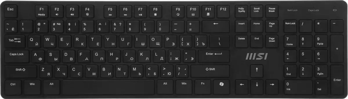 Клавиатура + мышь MSI Forge K200 w Combo MS-8ZA4 клав:черный мышь:черный USB беспроводная (S11-43RU304-Y92)