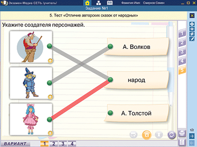 Наглядная начальная школа. Сетевая версия. Тесты. Литературное чтение 1 - 4  классы