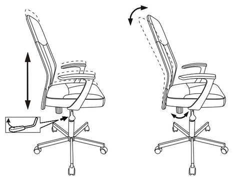 Кресло Бюрократ  CH-605