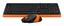 Клавиатура+мышь A4tech Fstyler F1010 F1010 ORANGE, цвет черный