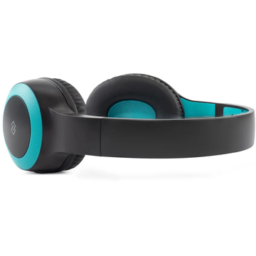 Bluetooth-гарнитура DIGMA BT-15, цвет голубой/черный