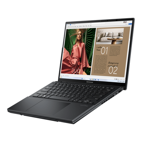 Ноутбук 14" OLED FHD ASUS Zenbook DUO UX8406MA-QL182W grey (Core Ultra 7 155H/32Gb/1Tb SSD/VGA int/W11) (90NB12U1-M00RA0)