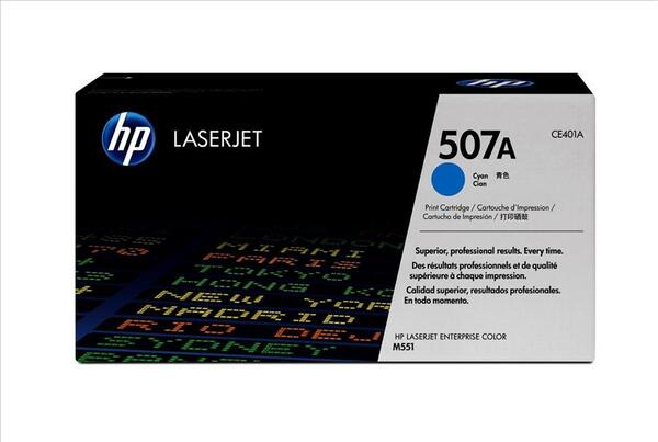

Картридж голубой HP Inc. CE401A (№507A)