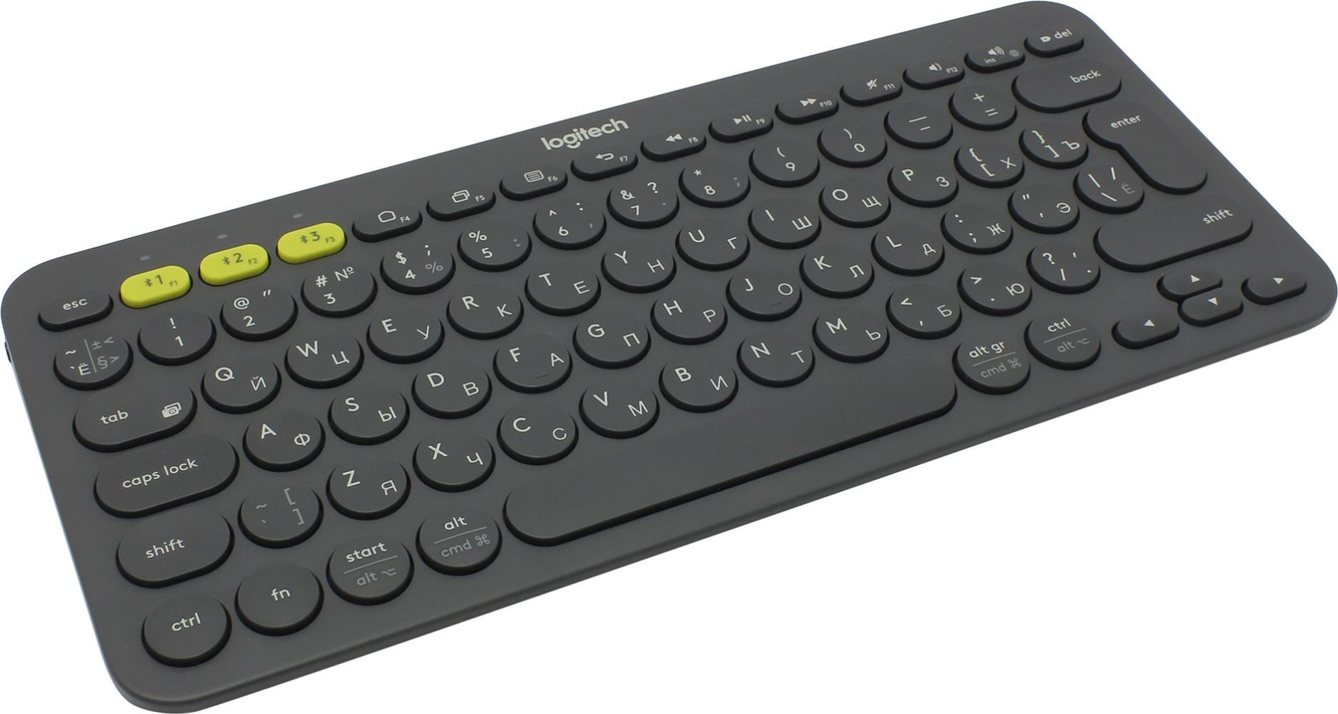 Клавиатура Logitech K380 920-007584, цвет темно-серый