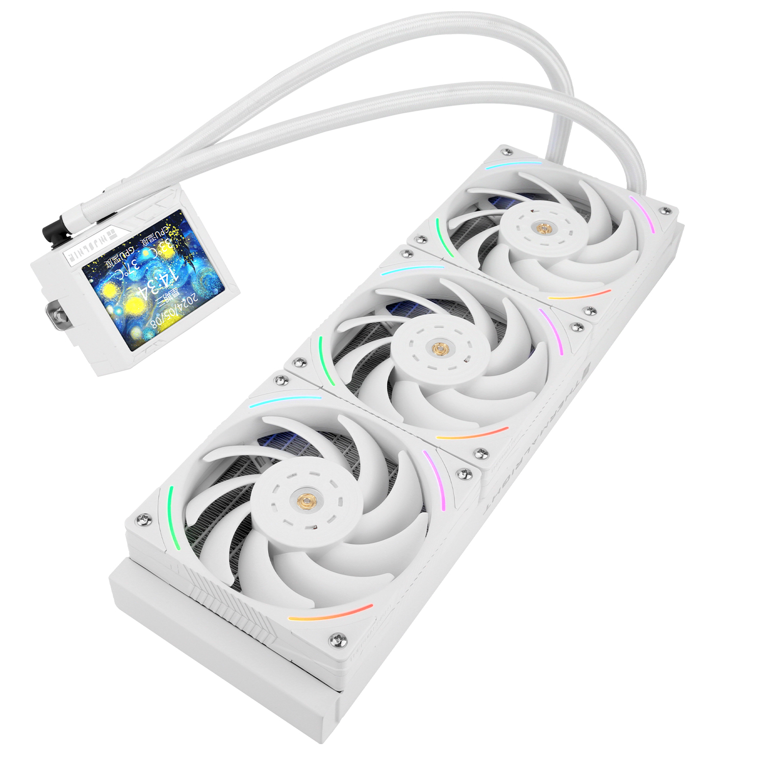 Кулер Процессорный Thermalright Водяное охлаждение Mjolnir Vision 360 WHITE ARGB
