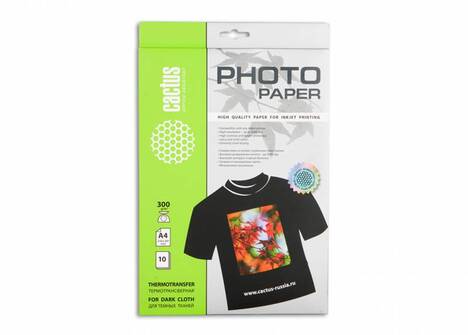 Термотрансфер Cactus A4/300г/м2/10л., CS-TD30010