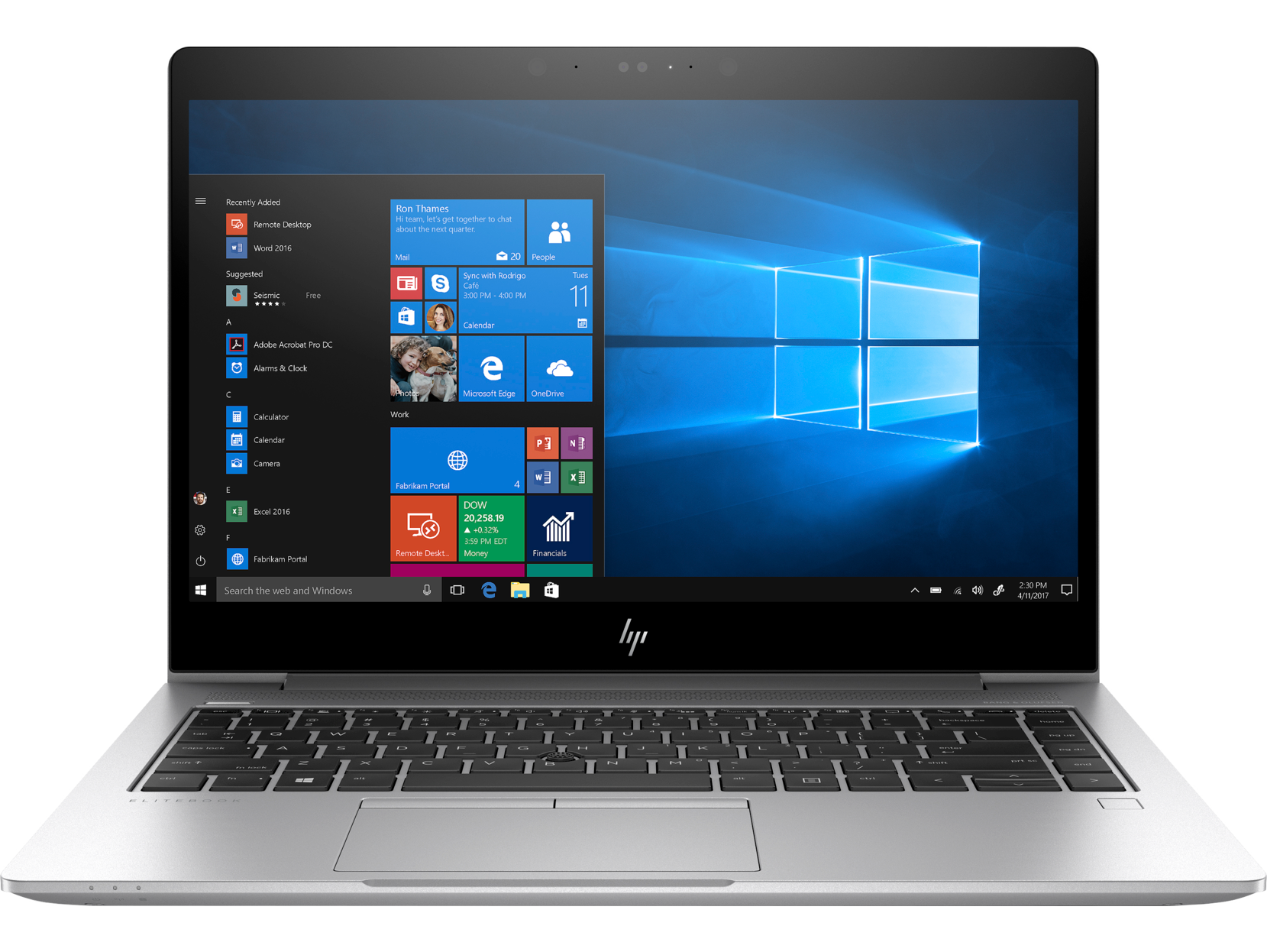 Ноутбук HP Inc. EliteBook 840 G5 Intel Core i7-8550U (серебристый)
