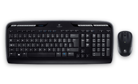 

Клавиатура+мышь Logitech MK330 920-003995, цвет черный