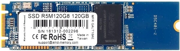 

Внутренний SSD AMD SATA III 120Gb
