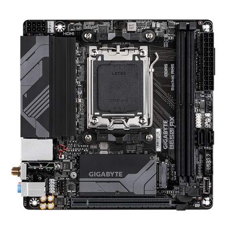 Материнская плата Gigabyte AM5 AMD B650 B650I AX