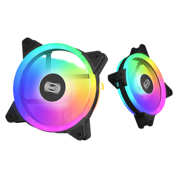 Вентилятор PCCooler кулер для корпуса F3 T120 ARGB BK 3IN1