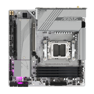 Материнская плата Gigabyte AM5 AMD B850 B650M AORUS ELITE AX ICE