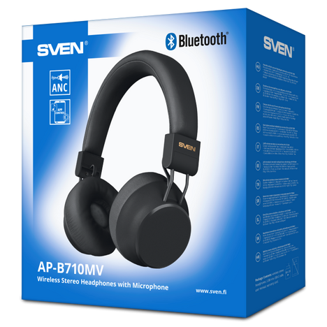 Bluetooth-гарнитура SVEN AP-B710MV, цвет черный