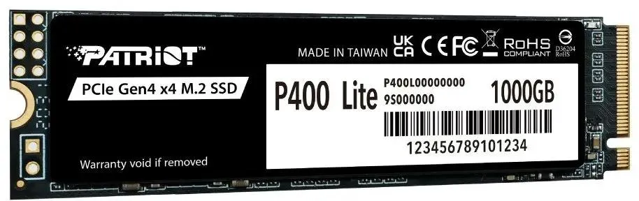 Внутренний твердотельный накопитель Patriot P400 Lite 1TB