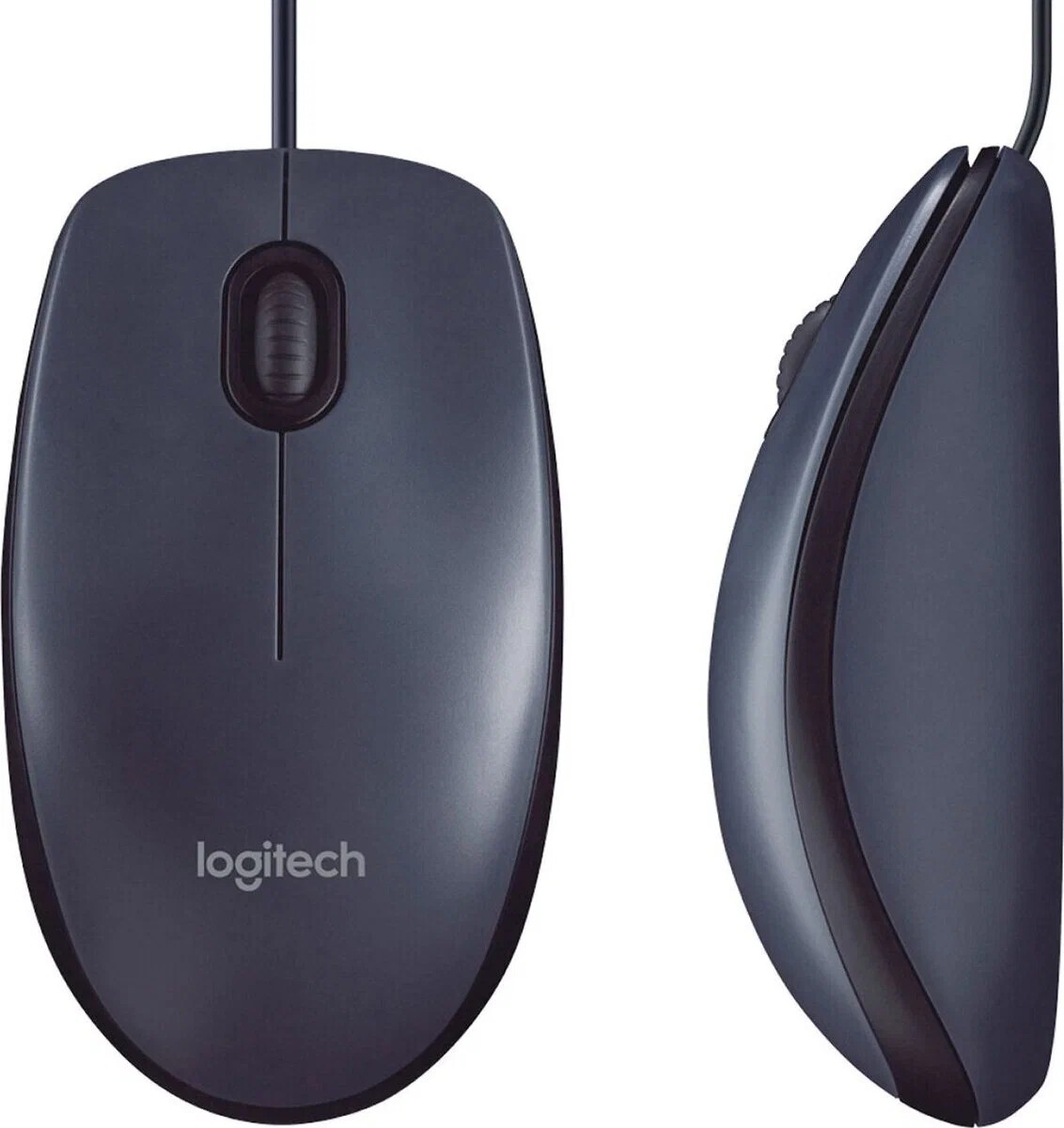 Мышь Logitech B100 910-006605, цвет черный
