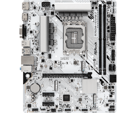 Материнская плата ASRock LGA 1700 Intel B760 B760M-HDV/M.2
