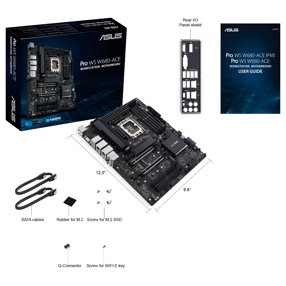 Материнская плата ASUS Intel W680 PRO WS W680-ACE