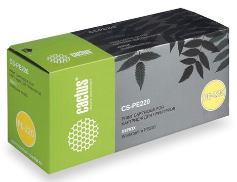 Тонер-картридж черный Cactus CS-PE220