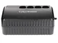 ИБП CyberPower BU1000E, Line-Interactive, 1000VA/600W, 4 Schuko розетки, Black, 0.4х0.3х0.3м., 7.8кг./ UPS Line-Interactive CyberPower BU1000E 1000VA/600W (4 EURO)