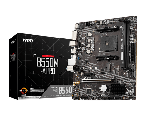 Материнская плата MSI AMD B550 B550M-A PRO