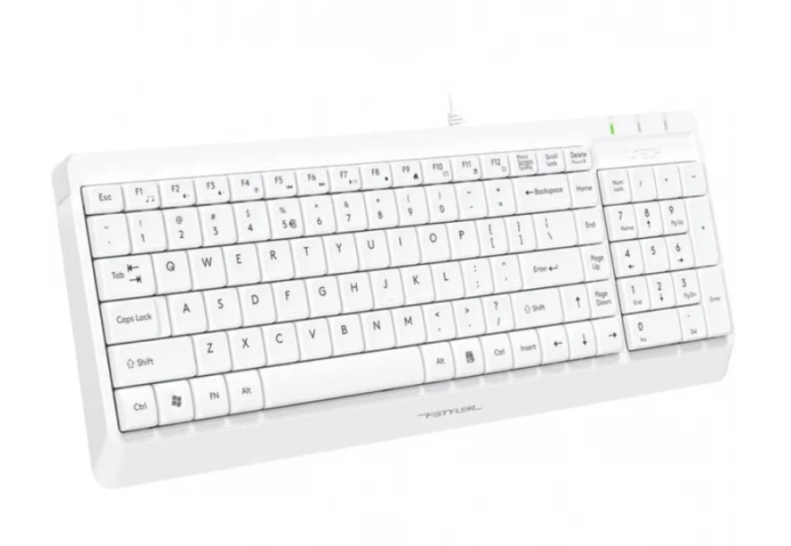 Клавиатура A4tech Fstyler FK15 WHITE, цвет белый