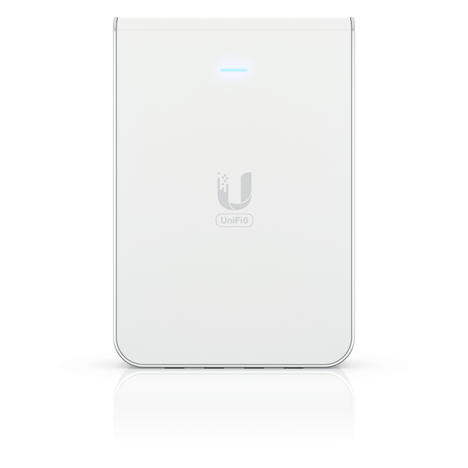 Точка доступа Wi-Fi Ubiquiti UniFi 6 AP In-Wall |U6-IW| Точка доступа 2,4+5 ГГц, Wi-Fi 6, 4х4 MU-MIMO, 5х 1G RJ45