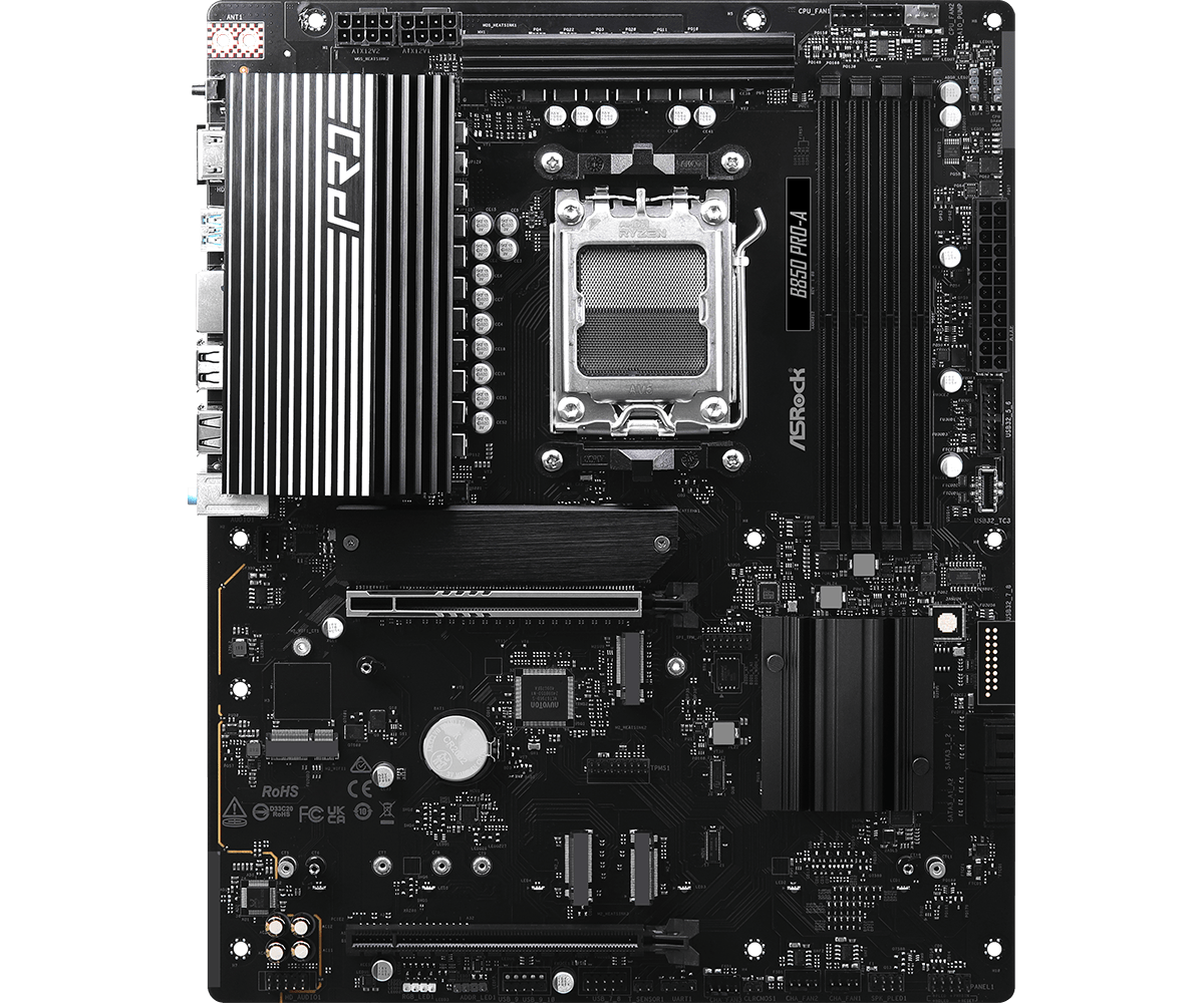 Материнская плата ASRock AM5 AMD B850 B850 PRO-A