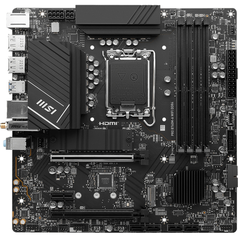 Материнская плата MSI Intel B760 PRO B760M-A WIFI DDR4