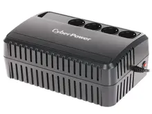 ИБП CyberPower BU1000E, Line-Interactive, 1000VA/600W, 4 Schuko розетки, Black, 0.4х0.3х0.3м., 7.8кг./ UPS Line-Interactive CyberPower BU1000E 1000VA/600W (4 EURO)