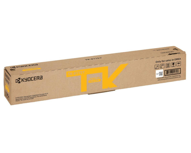 Тонер-картридж желтый Kyocera TK-8115, 1T02P3ANL0