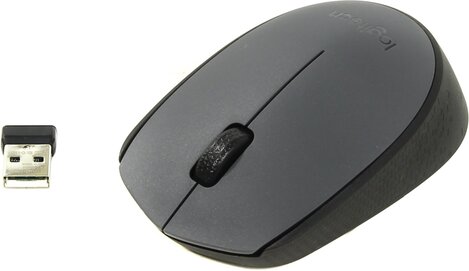 Мышь Logitech M170 910-004642, цвет темно-серый