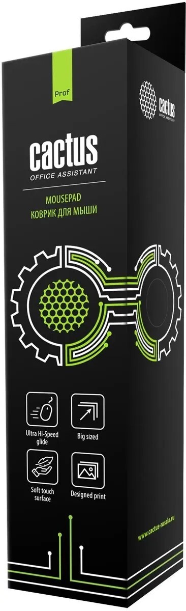 Cactus Игровой коврик Black CS-MPC-PRO02ХXL