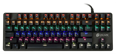 Клавиатура Oklick KeyBoard 969G SHOTGUN 1176616, цвет черный