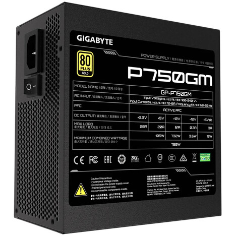 Блок питания Gigabyte ATX 750W