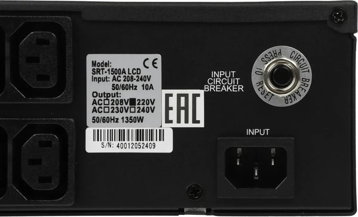 ИБП Powercom Smart King RT SRT SRT-1500A LCD
