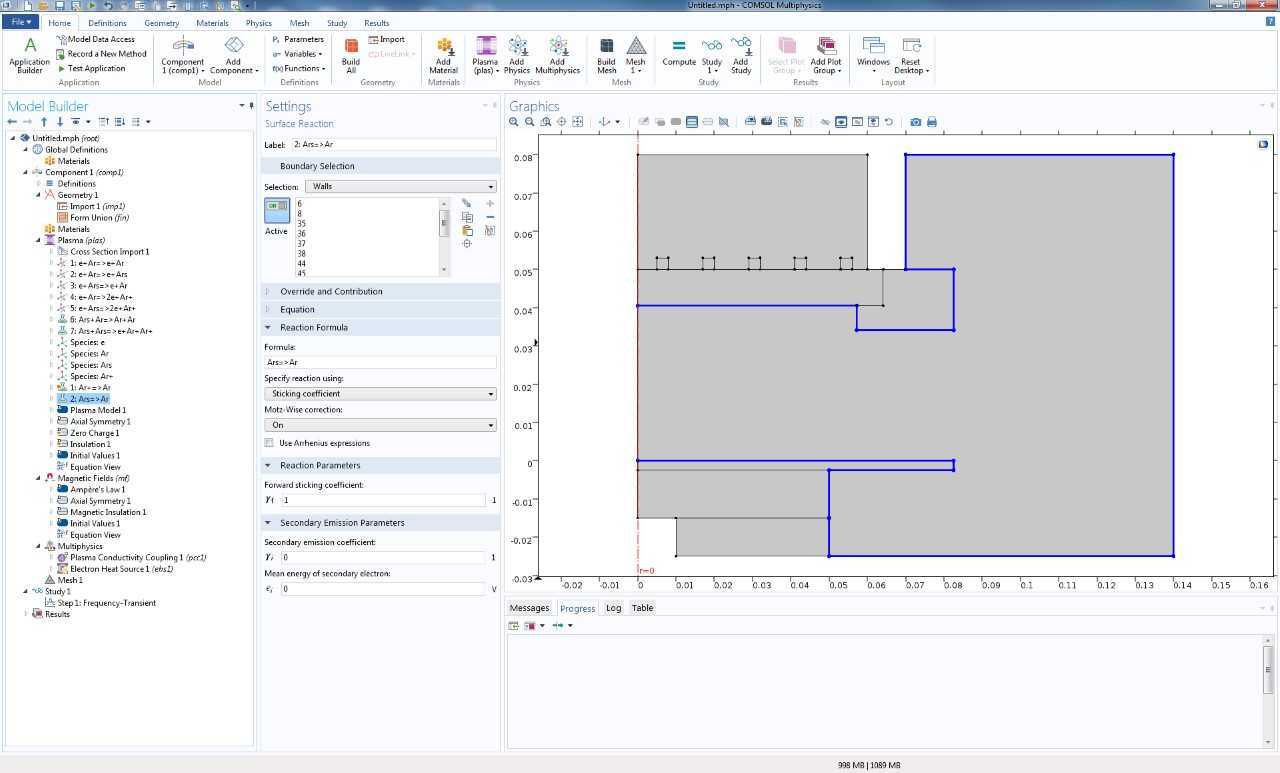 Модуль «Плазма» для программы COMSOL Multiphysics®