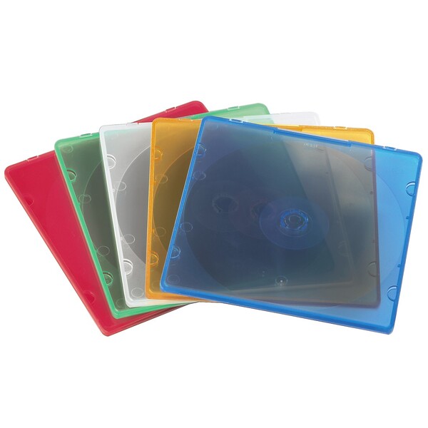

Коробка Hama на 1CD/DVD H-11712 Slim Box разноцветный (упак.:20шт)