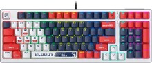 Клавиатура A4tech Bloody S98 Sports BLMS Plus S98 SPORTS NAVY BLMS RED PLUS, цвет белый