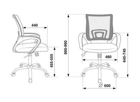 Кресло Бюрократ  CH-695NSL