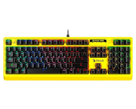 Клавиатура A4tech Bloody B810RC ( PUNK YELLOW ), цвет желтый