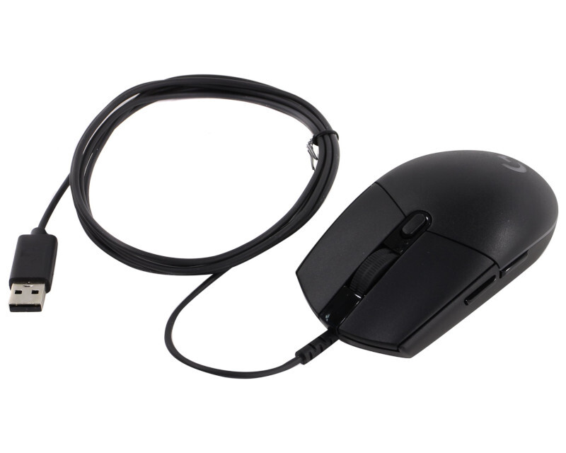 Мышь Logitech G102 Lightsync 910-005808, цвет черный