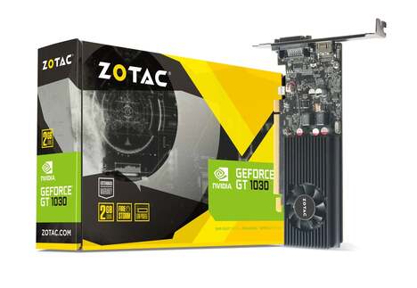 Видеокарта Zotac GeForce GT 1030 2 ΓБ Retail