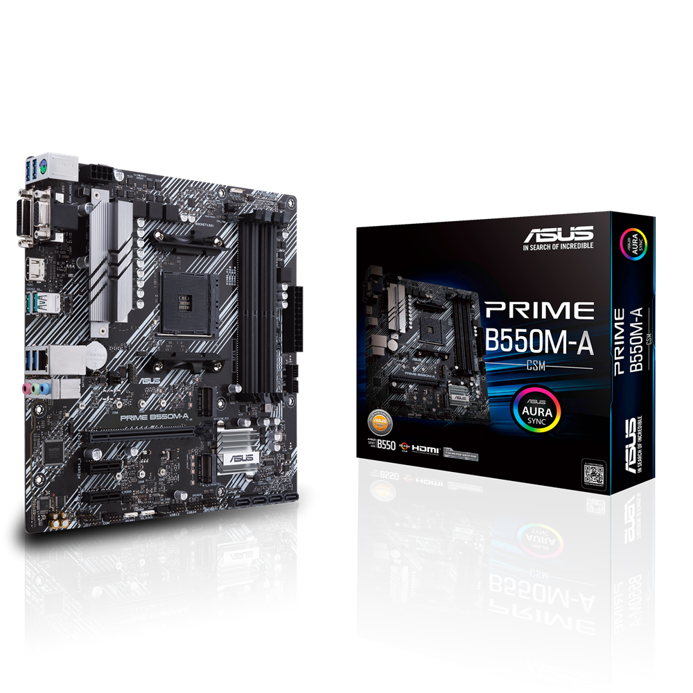 Материнская плата ASUS AMD B550 PRIME B550M-A/CSM