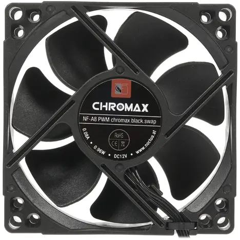 Вентилятор Noctua для корпуса NF-A8 PWM chromax.black.swap