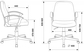 Кресло Бюрократ  CH-808-LOW
