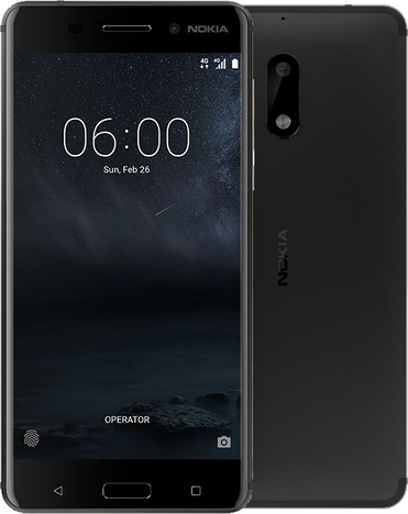 Смартфон Nokia 6 TA-1021 32 ГБ черный
