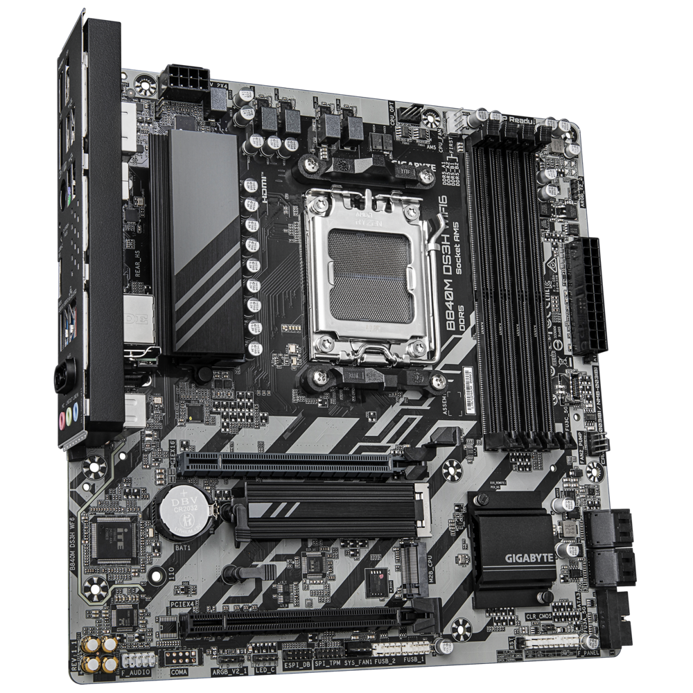 Материнская плата Gigabyte AM5 AMD B840 B840M DS3H WIFI6