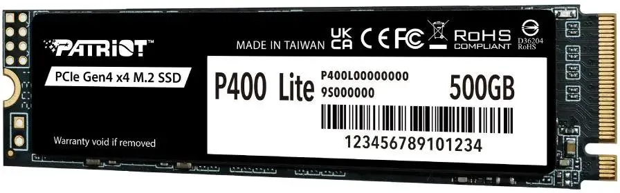 Внутренний твердотельный накопитель Patriot P400 Lite 500GB