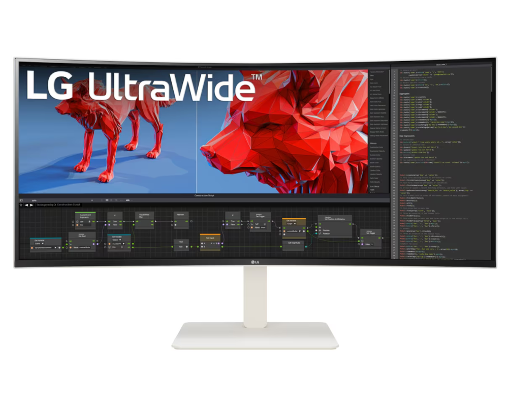 Монитор LG 38WR85QC 37.5-inch белый