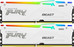 Оперативная память Kingston FURY Beast White RGB EXPO 32GB 6000MT/s DDR5 CL30 (Kit of 2), KF560C30BWEAK2-32, RTL
